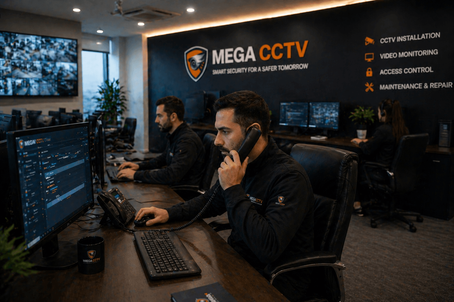 Mega CCTV service van